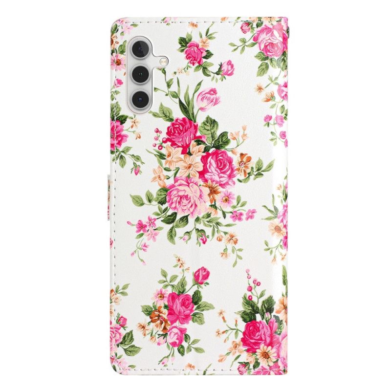 Δερματινη Θηκη Samsung Galaxy A55 5g Liberty Flowers Στο Lnaière Σιλικόνης