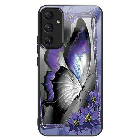 Κάλυμμα Samsung Galaxy A55 5g Θήκες Κινητών Μωβ Butterfly Tempered Glass