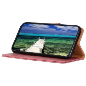 Θήκη Flip Samsung Galaxy M33 5G Khazneh Imitation Leather