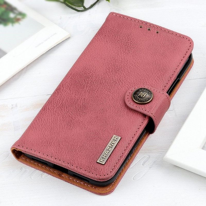 Θήκη Flip Samsung Galaxy M33 5G Khazneh Imitation Leather