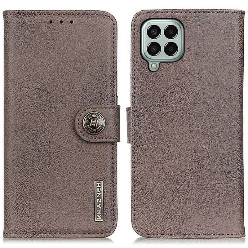 Θήκη Flip Samsung Galaxy M33 5G Khazneh Imitation Leather