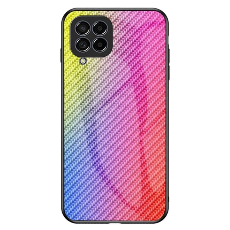 Θήκη Samsung Galaxy M33 5G Style Γυαλί Με Ανθρακονήματα