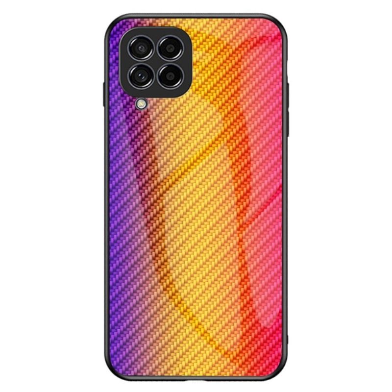 Θήκη Samsung Galaxy M33 5G Style Γυαλί Με Ανθρακονήματα