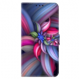 Δερματινη Θηκη Xiaomi Redmi Note 13 5g Πολύχρωμα Λουλούδια