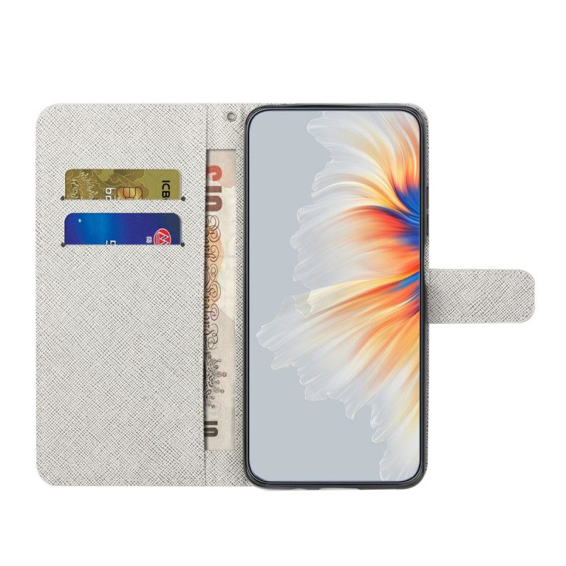 Δερματινη Θηκη Xiaomi Redmi Note 13 5g Strap-on Dragonflies Σιλικόνης