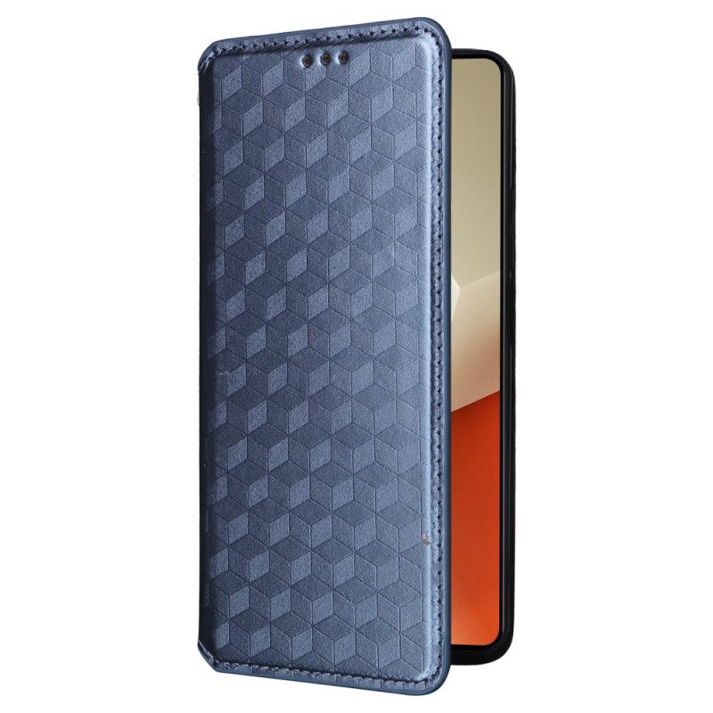 Δερματινη Θηκη Xiaomi Redmi Note 13 5g Θήκες Κινητών 3d Κύβοι