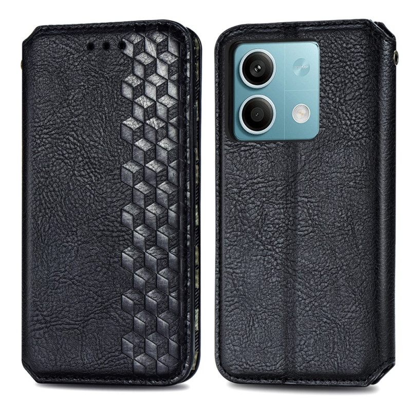 Δερματινη Θηκη Xiaomi Redmi Note 13 5g Θήκες Κινητών Vintage Leather Effect Diamonds