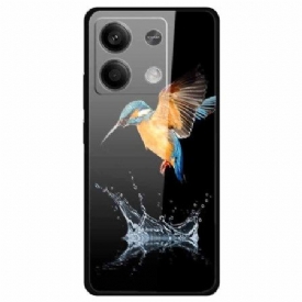 Κάλυμμα Xiaomi Redmi Note 13 5g Tempered Glass Crown Bird Σιλικόνης