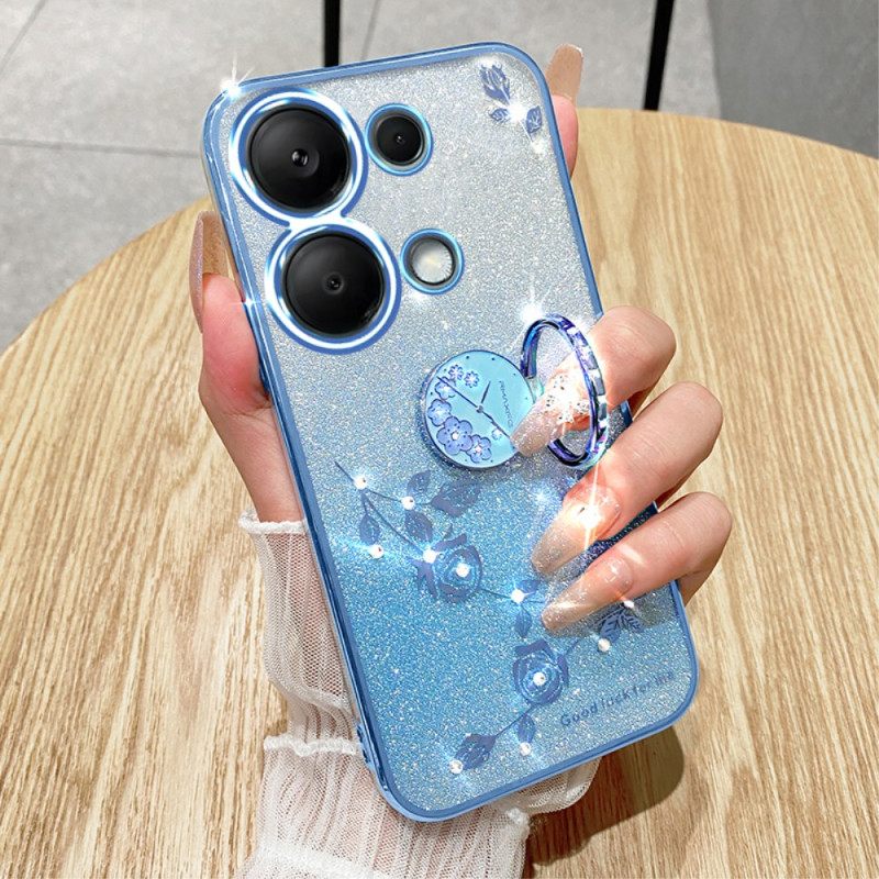 Κάλυμμα Xiaomi Redmi Note 13 5g Θήκες Κινητών Kadem Glitter And Rhinestone Support