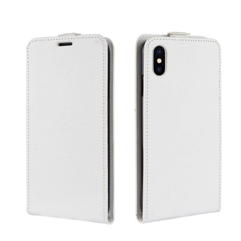 Κάλυμμα iPhone XS Max Θήκη Flip Faux Leather Vertical