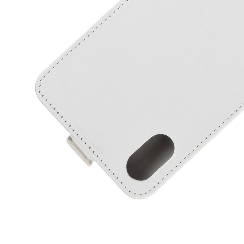 Κάλυμμα iPhone XS Max Θήκη Flip Faux Leather Vertical