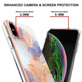 Θήκη iPhone XS Max Έγχρωμο Μάρμαρο