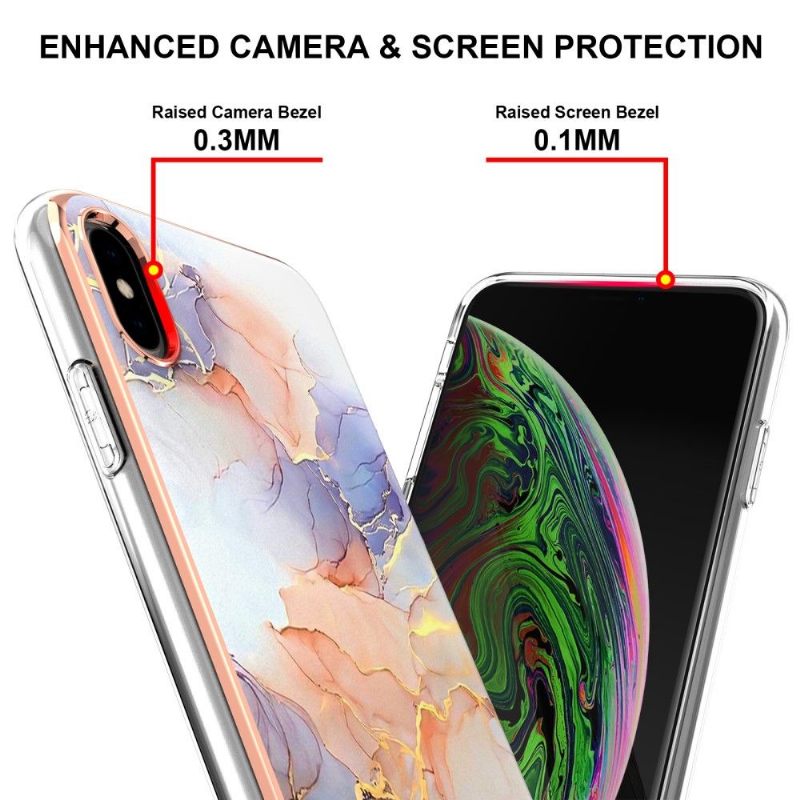 Θήκη iPhone XS Max Έγχρωμο Μάρμαρο