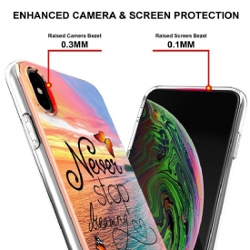 Θήκη iPhone XS Max Ποτέ Μην Σταματάς Να Ονειρεύεσαι