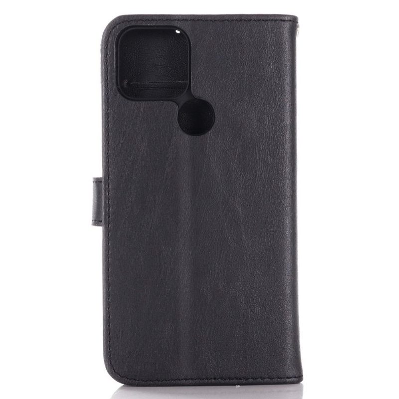 δερματινη θηκη Google Pixel 5 Θήκη Flip Faux Leather Retro