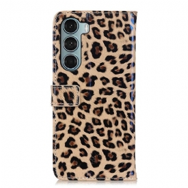 Κάλυμμα Motorola Moto G200 5G Faux Leopard Style