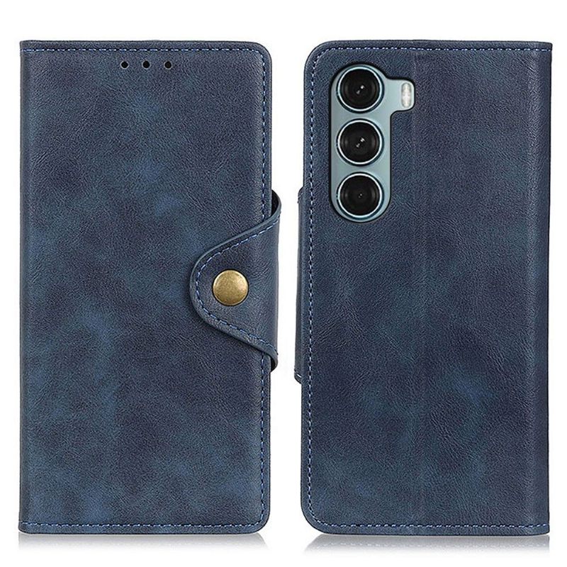 Κάλυμμα Motorola Moto G200 5G Full Protect Matte Faux Leather