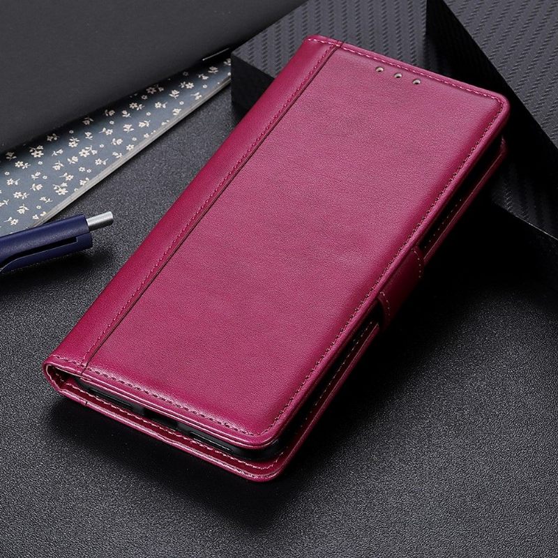 Κάλυμμα Motorola Moto G200 5G Θήκη Flip Cerena Faux Leather Folio