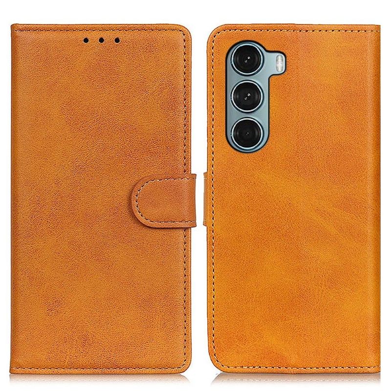 Θήκη Flip Motorola Moto G200 5G Marius Matte Leather Effect