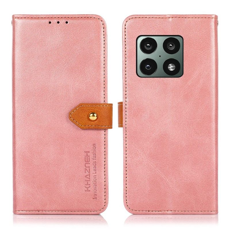 Κάλυμμα OnePlus 10 Pro Khazneh Bicolor Faux Leather