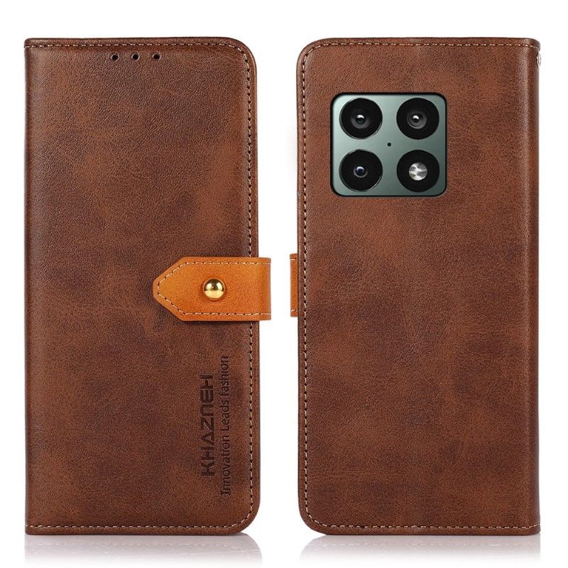 Κάλυμμα OnePlus 10 Pro Khazneh Bicolor Faux Leather