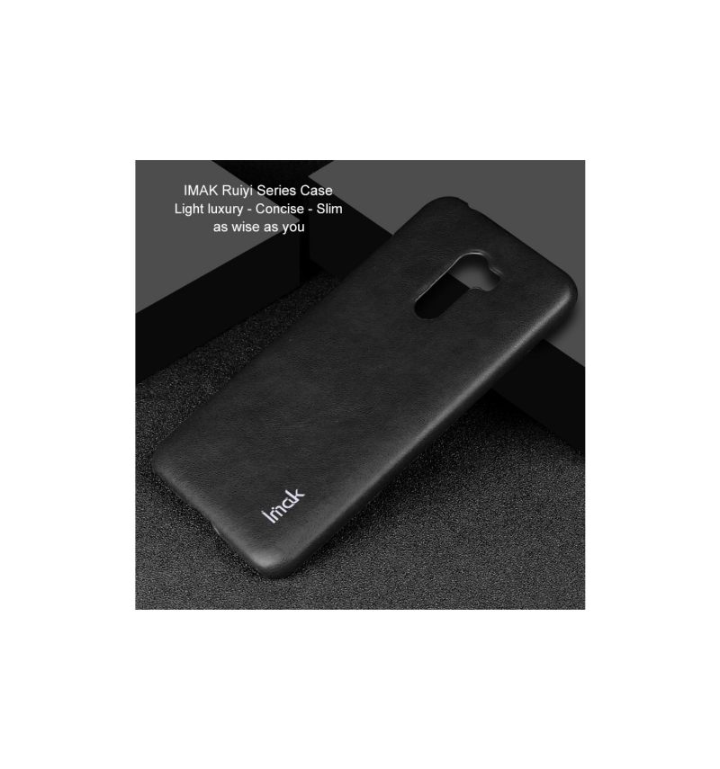 θηκη κινητου Pocophone F1 Imak Imitation Leather - Μαύρο