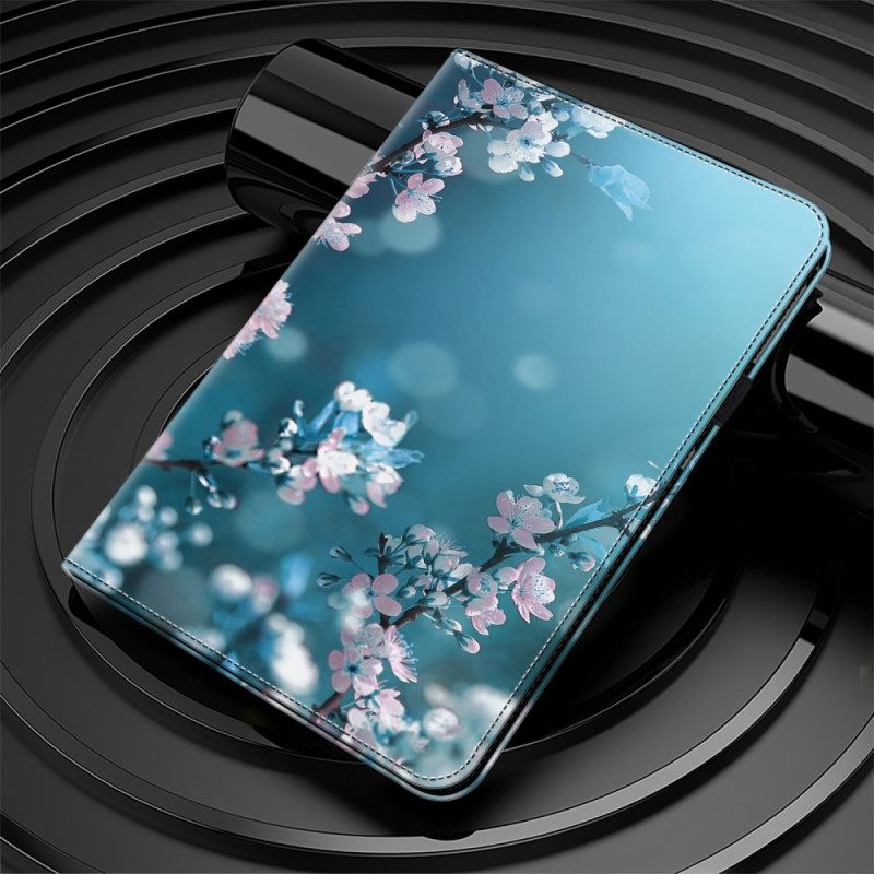 Δερματινη Θηκη Samsung Galaxy Tab S9 Plus Plum Blossoms Σιλικόνης