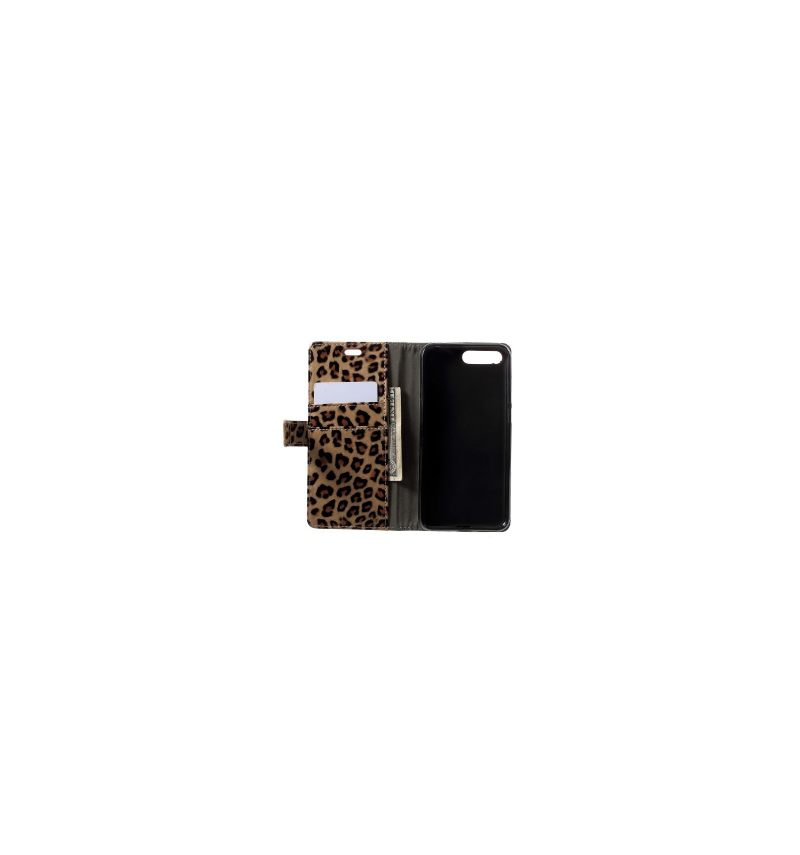 δερματινη θηκη Honor 7A πορτοφολι Leopard Print