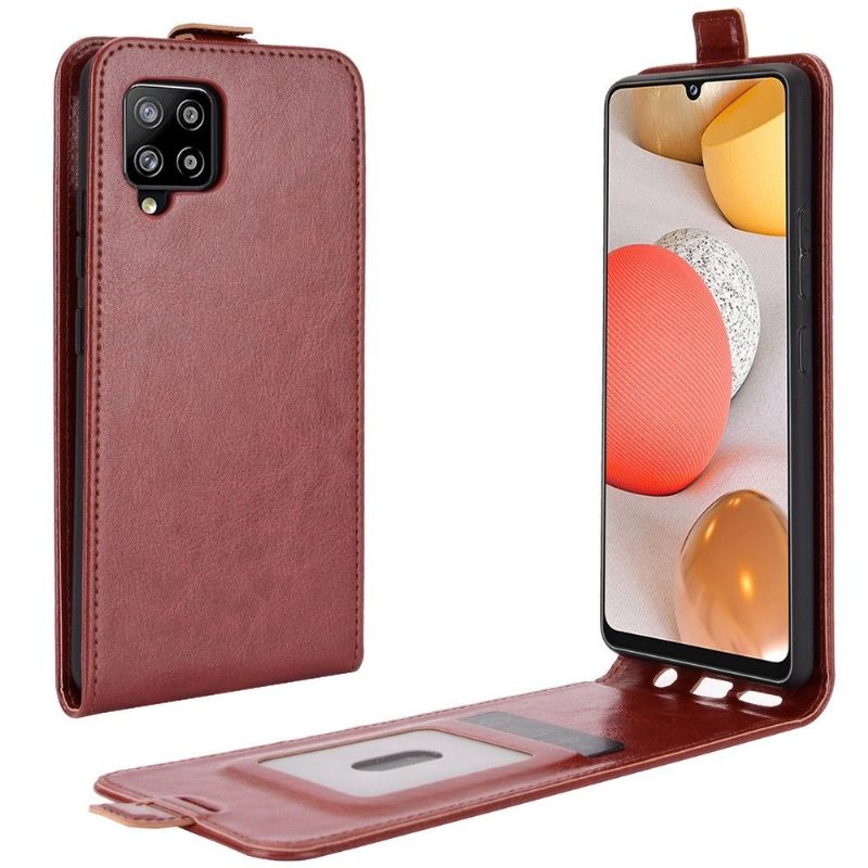 Κάλυμμα Samsung Galaxy A42 5G Θήκη Flip Faux Leather Vertical