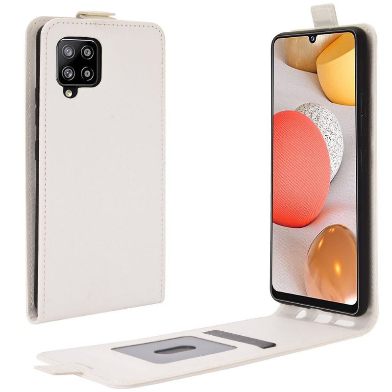 Κάλυμμα Samsung Galaxy A42 5G Θήκη Flip Faux Leather Vertical