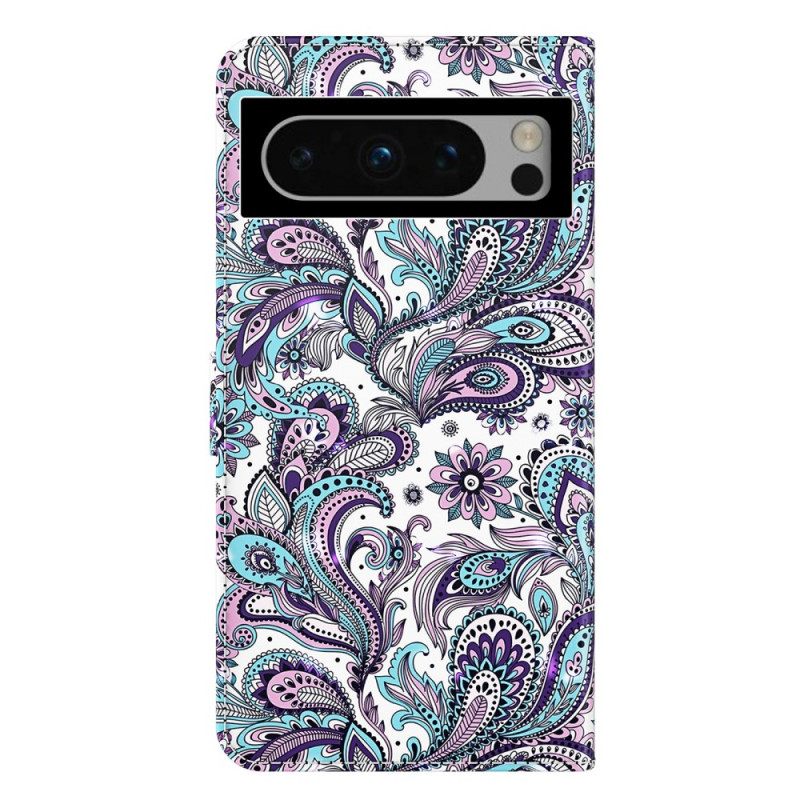 Θηκη Κινητου Google Pixel 8 Pro Μοτίβο Paisley Με Λουράκι