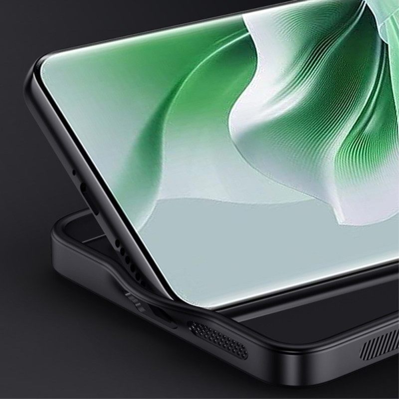 Κάλυμμα Oppo Reno 11 Pro 5g Faux Δέρμα Με Εφέ Ξύλου Σιλικόνης