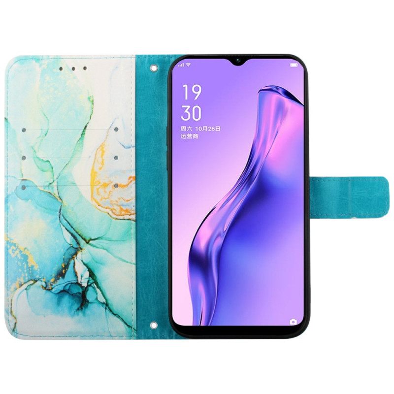 Θηκη Κινητου Oppo Reno 11 Pro 5g Μαρμάρινο Σχέδιο Με Λουράκι