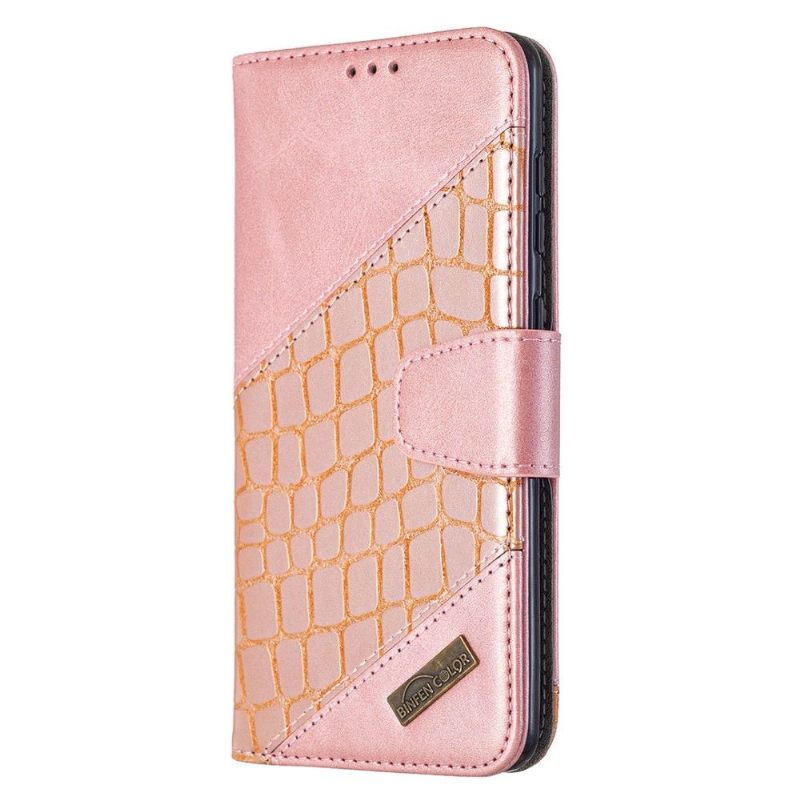 δερματινη θηκη Samsung Galaxy A21s Croc Aspect Leather Effect