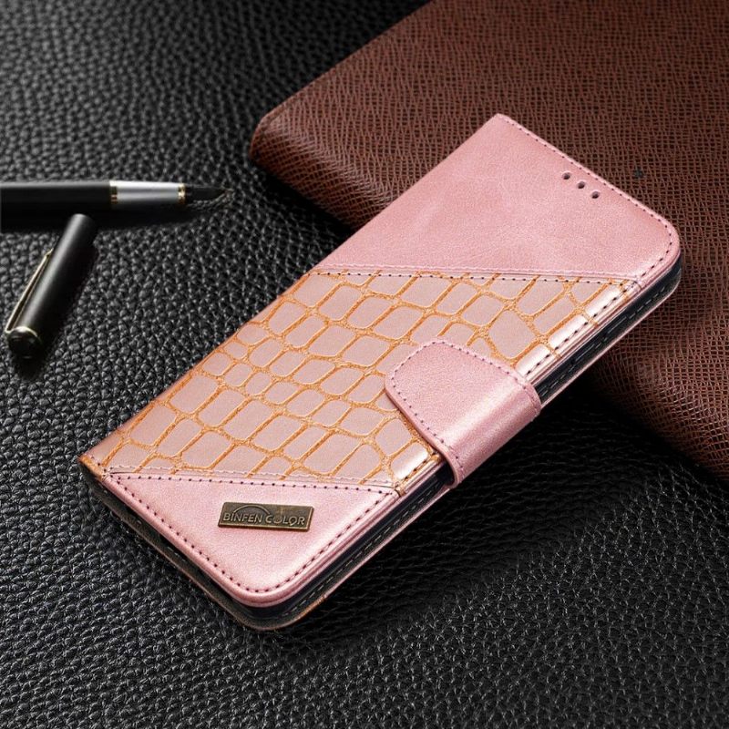 δερματινη θηκη Samsung Galaxy A21s Croc Aspect Leather Effect