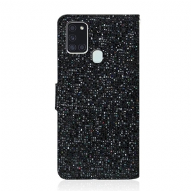 Κάλυμμα Samsung Galaxy A21s Θήκη Κάρτας Glitter