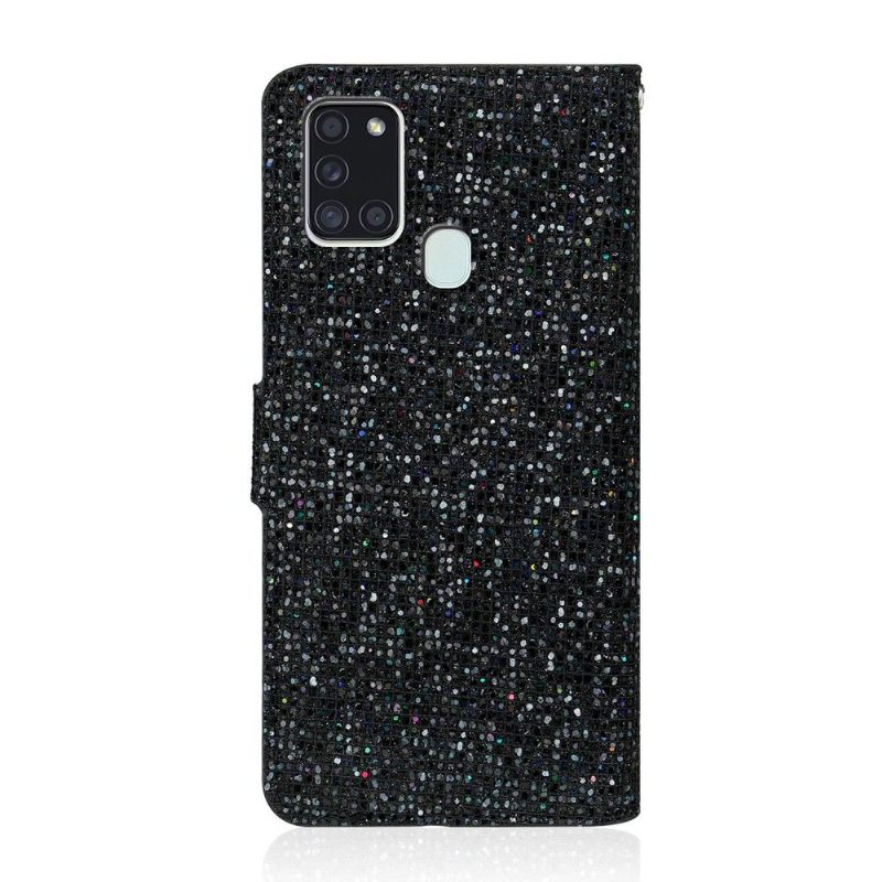 Κάλυμμα Samsung Galaxy A21s Θήκη Κάρτας Glitter