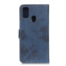 Θήκη Flip Samsung Galaxy A21s Cyrius Faux Leather Vintage