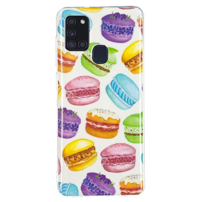 Θήκη Samsung Galaxy A21s Fluorescent Macarons