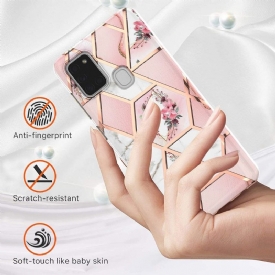 Θήκη Samsung Galaxy A21s Marble And Flower Crown