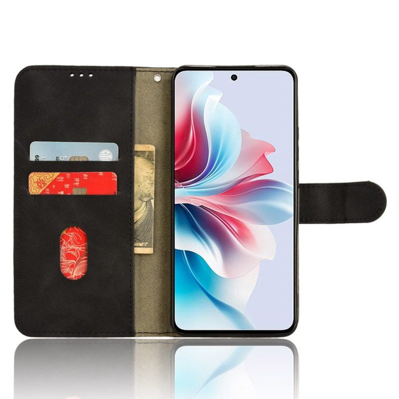 Δερματινη Θηκη Oppo Reno 11f 5g Faux Suede Effect Leather Σιλικόνης