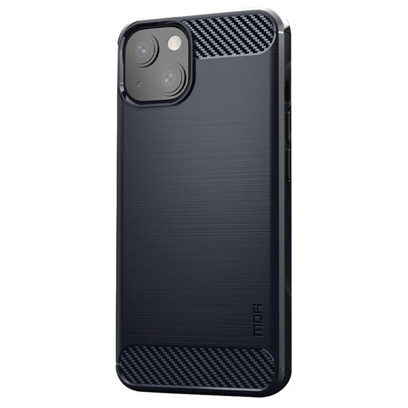 Θήκη iPhone 14 Plus Mofi Brushed Carbon Fiber