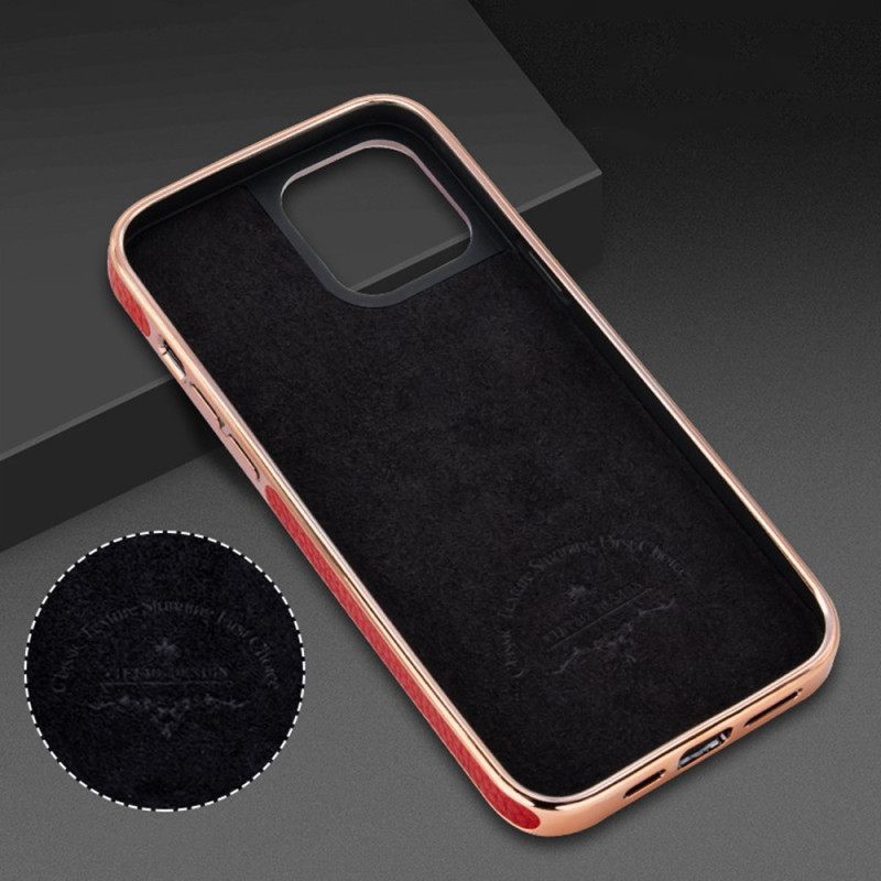 θηκη κινητου iPhone 14 Plus Vietao Lychee Leather Effect