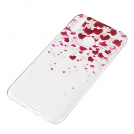 Θήκη Huawei Y7 2019 Rain Of Flowers And Hearts