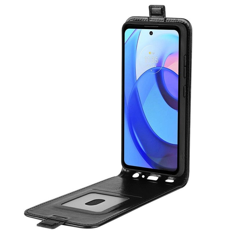 δερματινη θηκη Moto E40 / E30 / E20 Θήκη Flip Αναδιπλούμενο Ρετρό