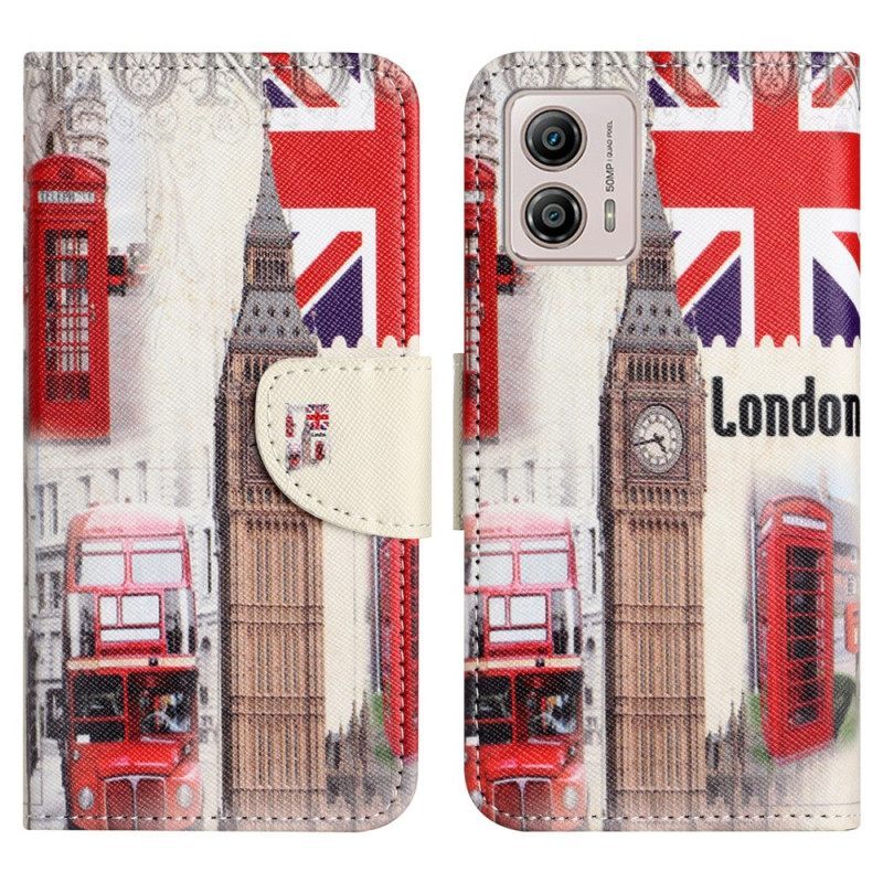 δερματινη θηκη Moto G73 5G London Life