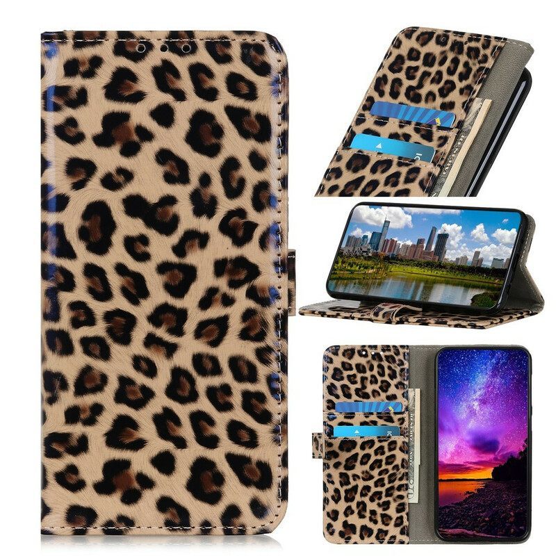 δερματινη θηκη Samsung Galaxy A52 4G / A52 5G / A52s 5G Απλό Leopard