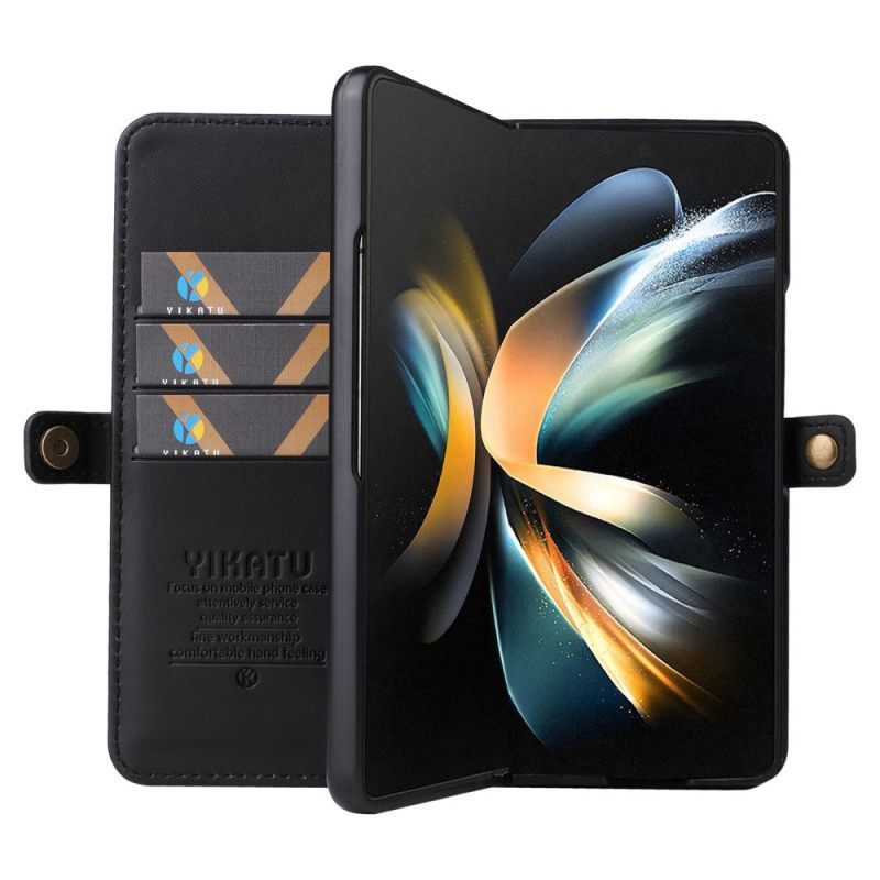 δερματινη θηκη Samsung Galaxy Z Fold 4 Yikatu Yk-001