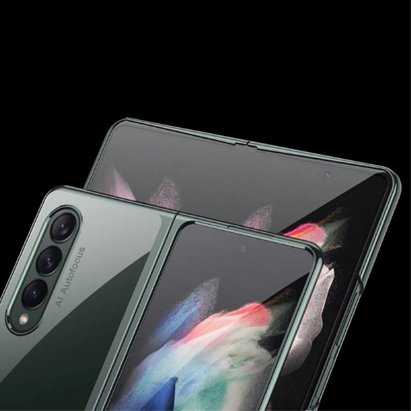 θηκη κινητου Samsung Galaxy Z Fold 3 5G Καθαρές Έγχρωμες Άκρες