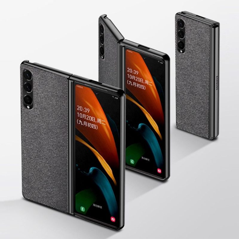 θηκη κινητου Samsung Galaxy Z Fold 3 5G Leather Effect Fabric Style